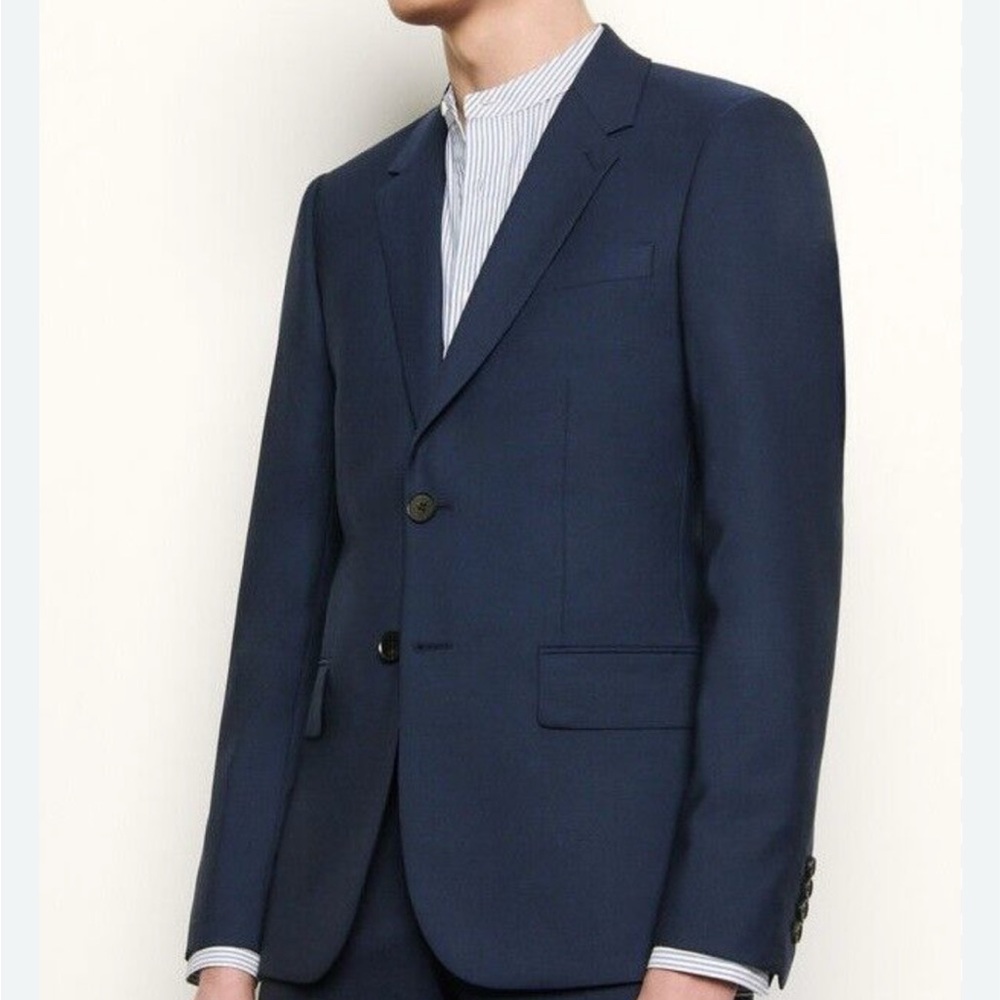 Sandro Mens Navy Suit Jacket nwt